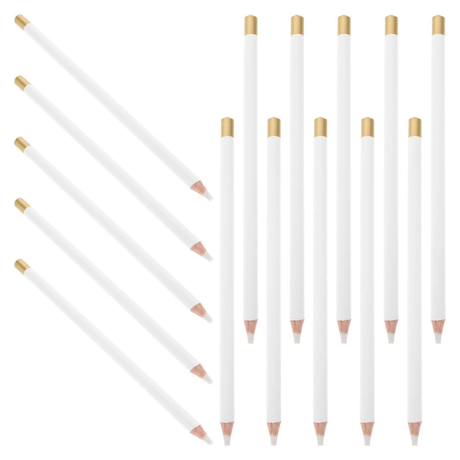 High Precision Eraser Pencil Artistic Eraser Pen for Drawing 30Pcs White