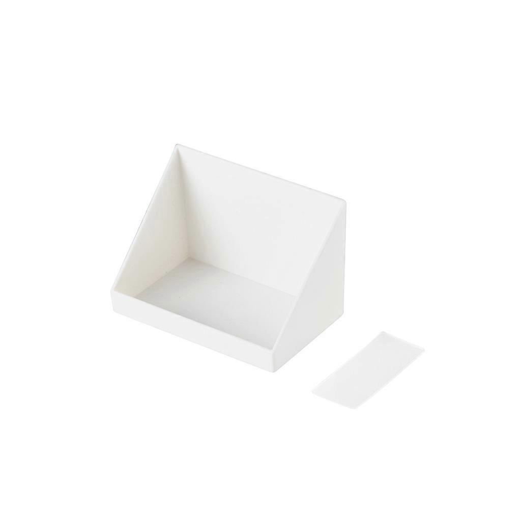 Wall Rack Plastic Shelf Mirror Cabinet Partition Holder Accessories White