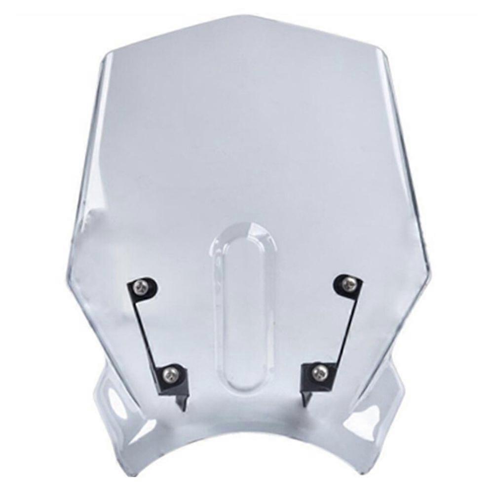 Motorcycle Front Windshield Wind Deflector Windscreen for CB650R CB 650 R 2019-2024 Light Grey