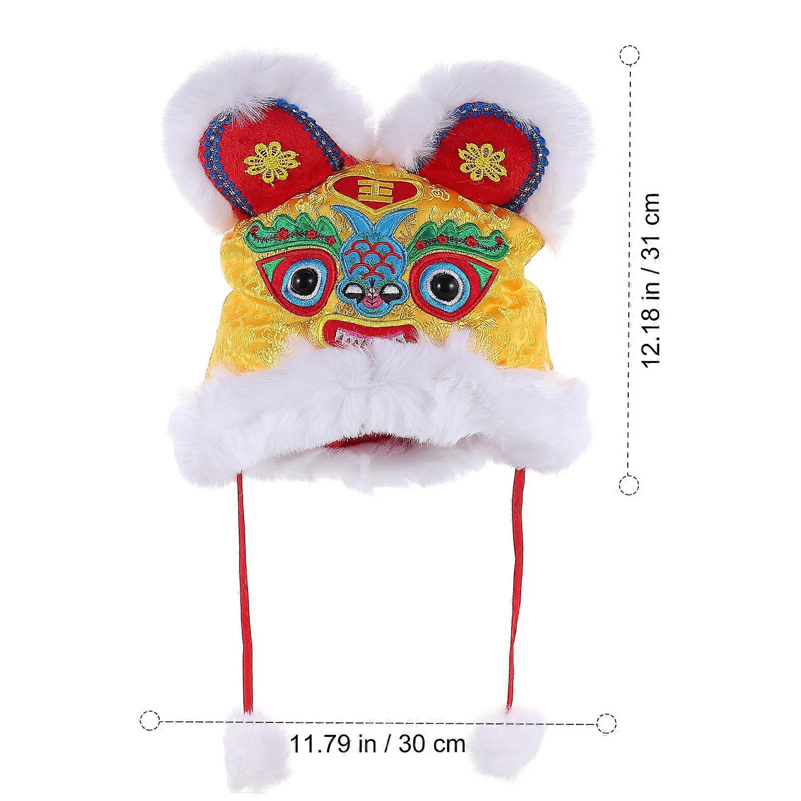 Kids Tiger Hat Chinese Style Warm Hat for Decor Accessory