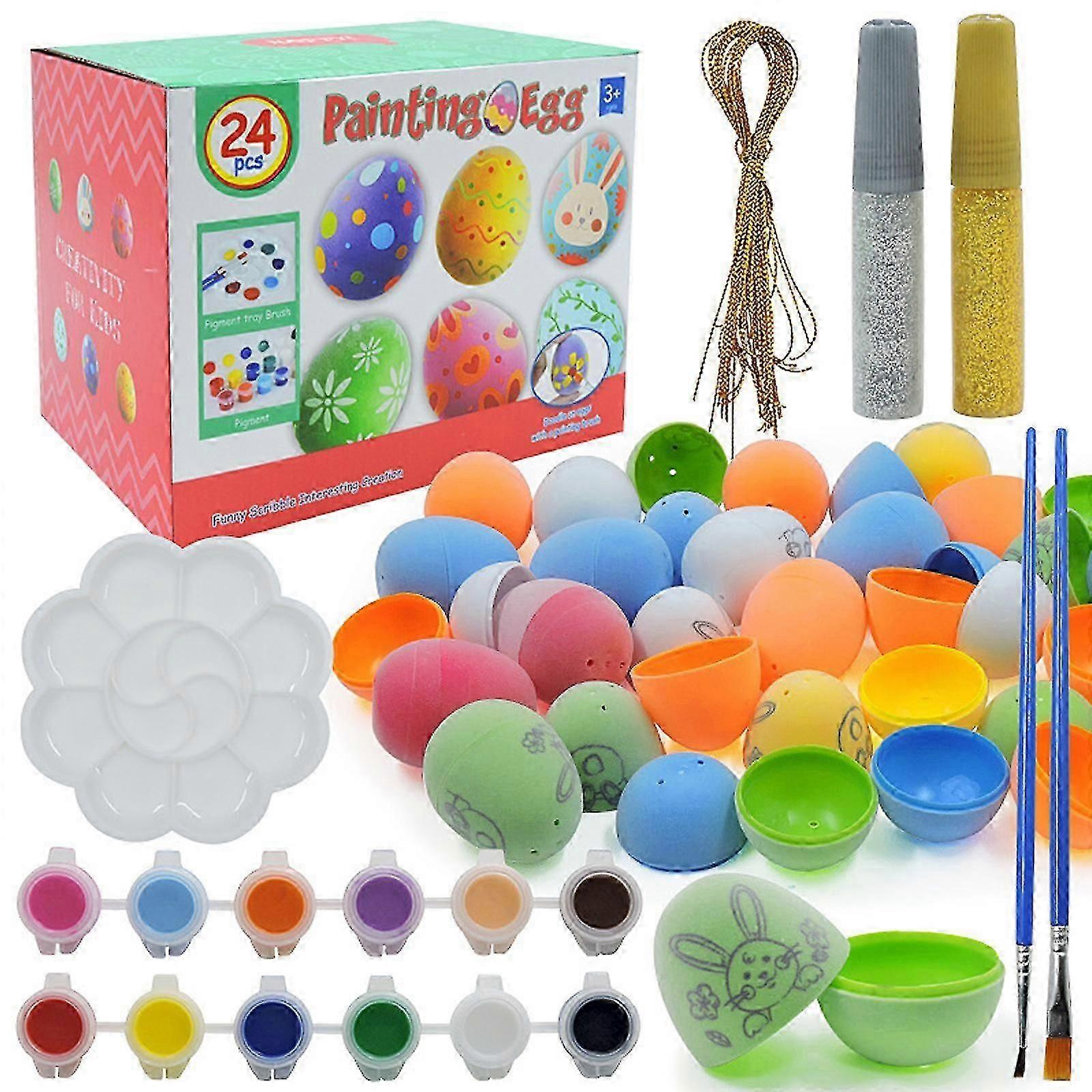 Easter Eggs Set,diy Painting Egg,children's Easter Gift