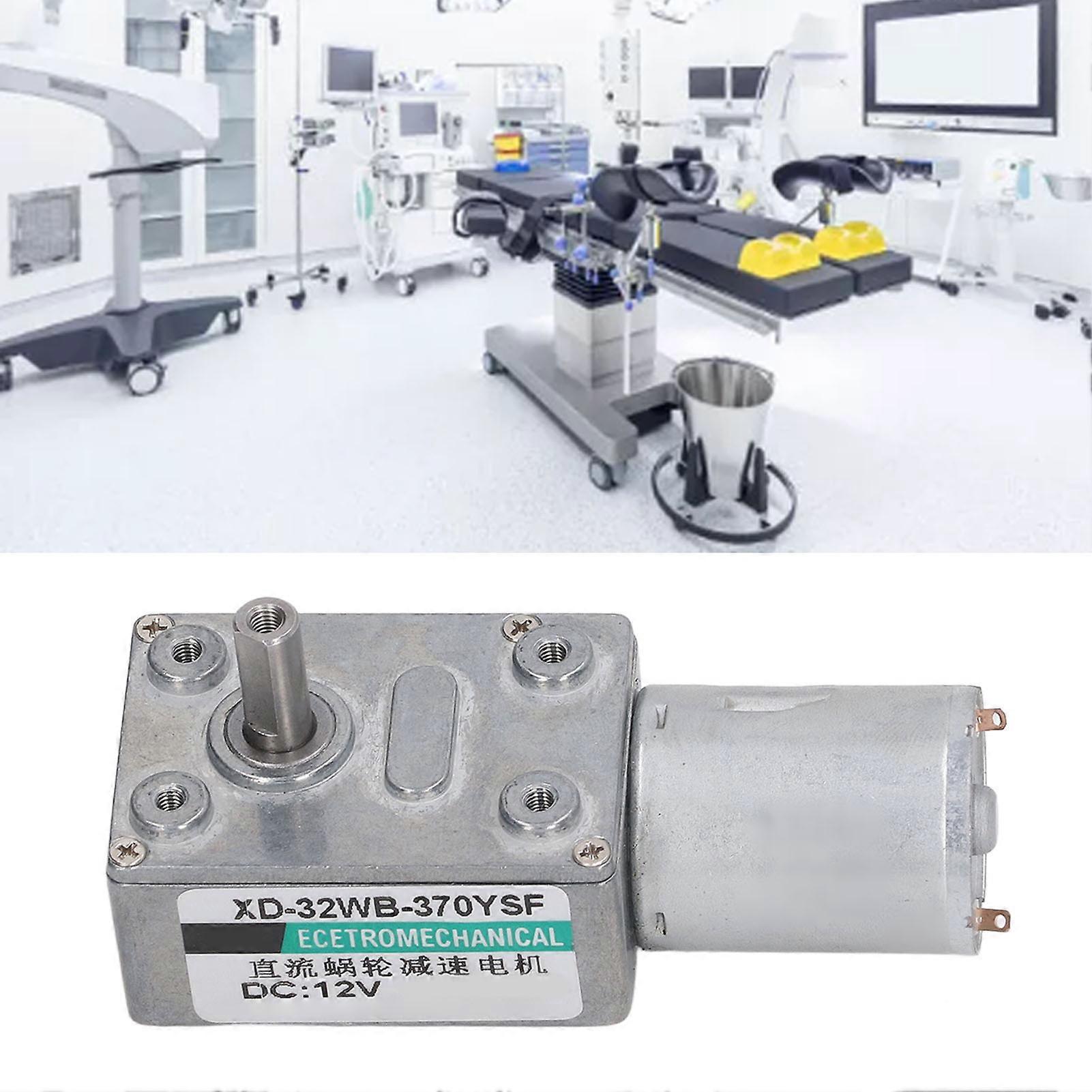 24V 2W Worm Gear Motor Adjustable Speed Reversible with Bracket