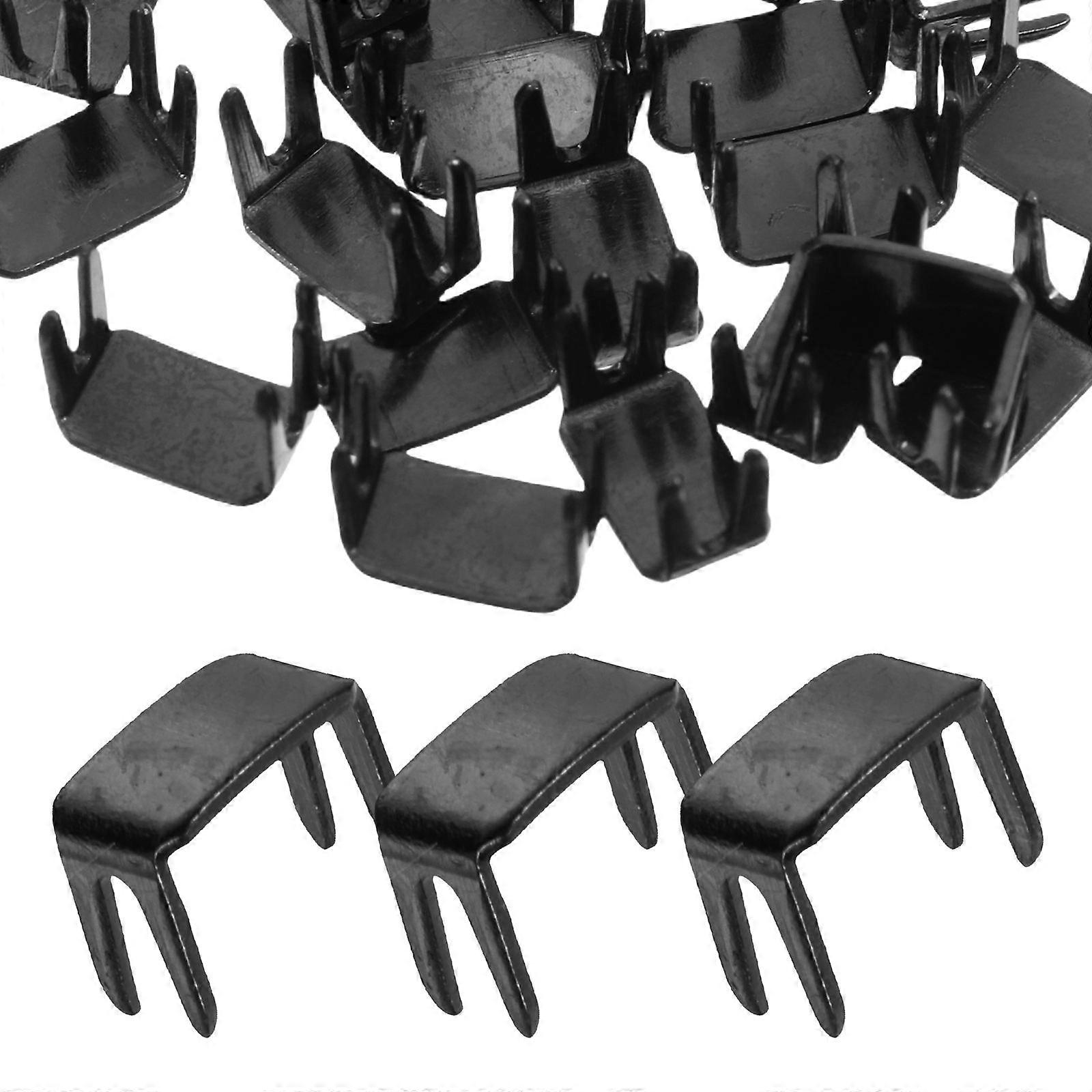 Zipper Repair Kit Universal Zipper Fixer For Clothing Backpacks Suitcases Ensures Smooth Operation Four-Claw Foot Code Iron 20Pcs