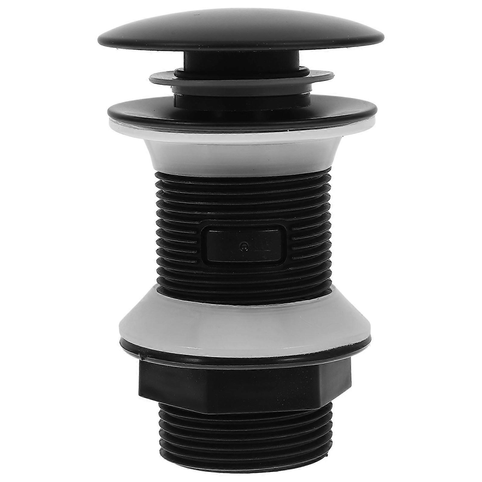 Bathroom Sink Drain Stopper Plastic Push Type 4Pcs for Odor Prevention