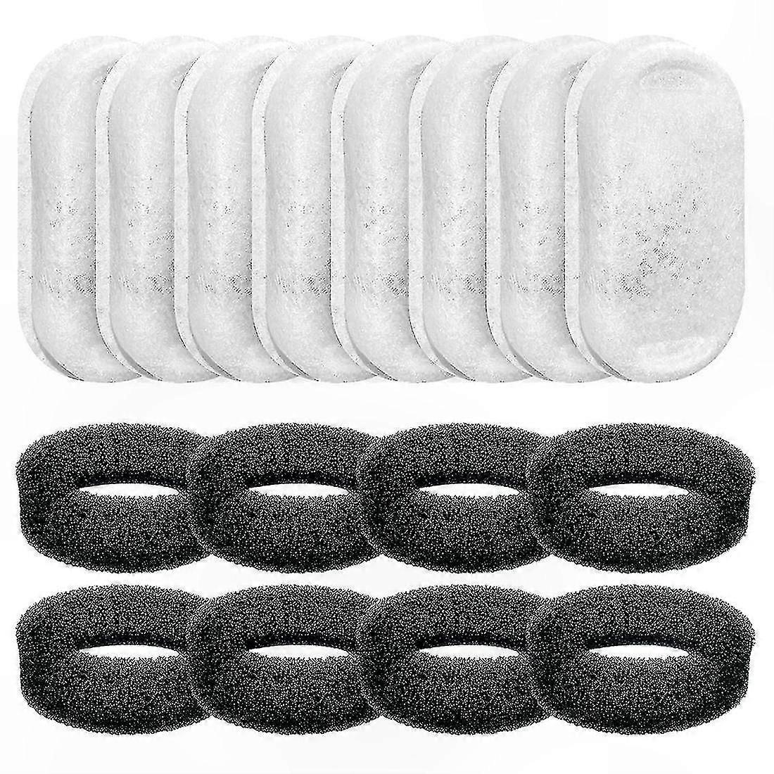 Adjustable Flow Pet Water Fountain Filters for 108oz/3.2L and 67oz/2L Cat Use