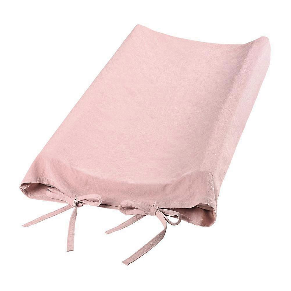 Baby Changing Pad Cover Pink, Soft Breathable Changing Table Sheets for Newborns, Fits Standard Size Changing Pads