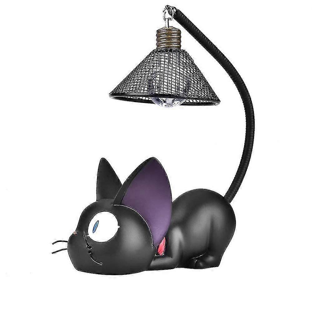Resin cat bedside lamp