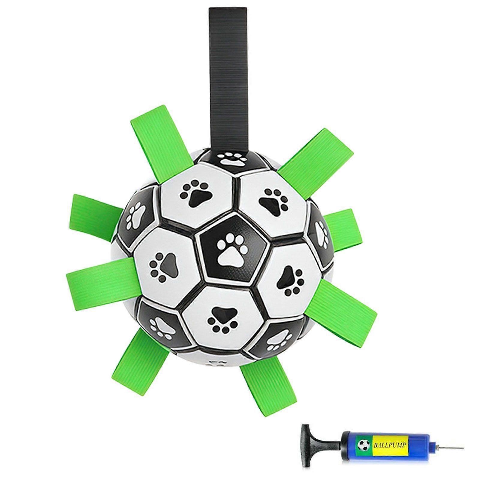 Sturdy Paw Print Football Dog Toy Interactive Chew-Resistant Pet Toy for Training and Boredom Relief for Dogs