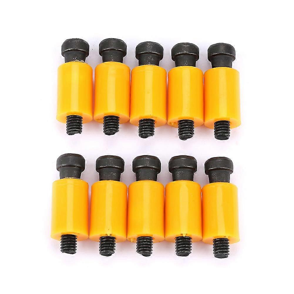 10pcs Practical Nylon Lock Socket Head Shoulder Screw Bolt Kit (D13 M6 Screw Thread) 2025