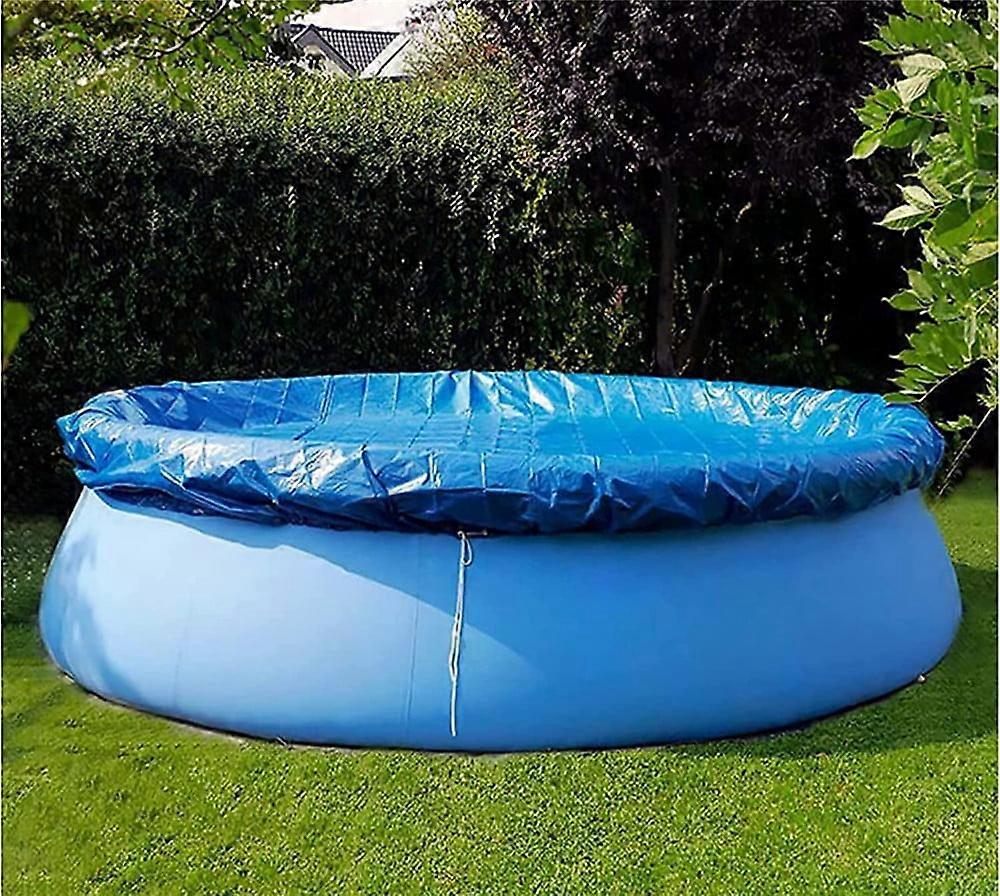 Solar Cover, Dust Pool Cover Protector, Solar Cover for Round Frame Pools, Pool Cover for Round Above Ground Inflatable Swimming Pools (12FT)