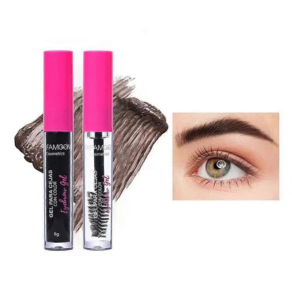 Professional Eyebrow Gel Kit Easy Coloring Long Lasting Natural Look 3 Colors Waterproof All in One Brow Lamination