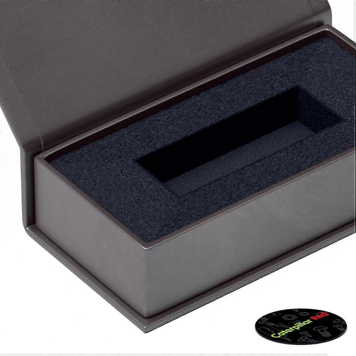 4x Magnetic USB Presentation Gift Boxes, Charcoal Colour