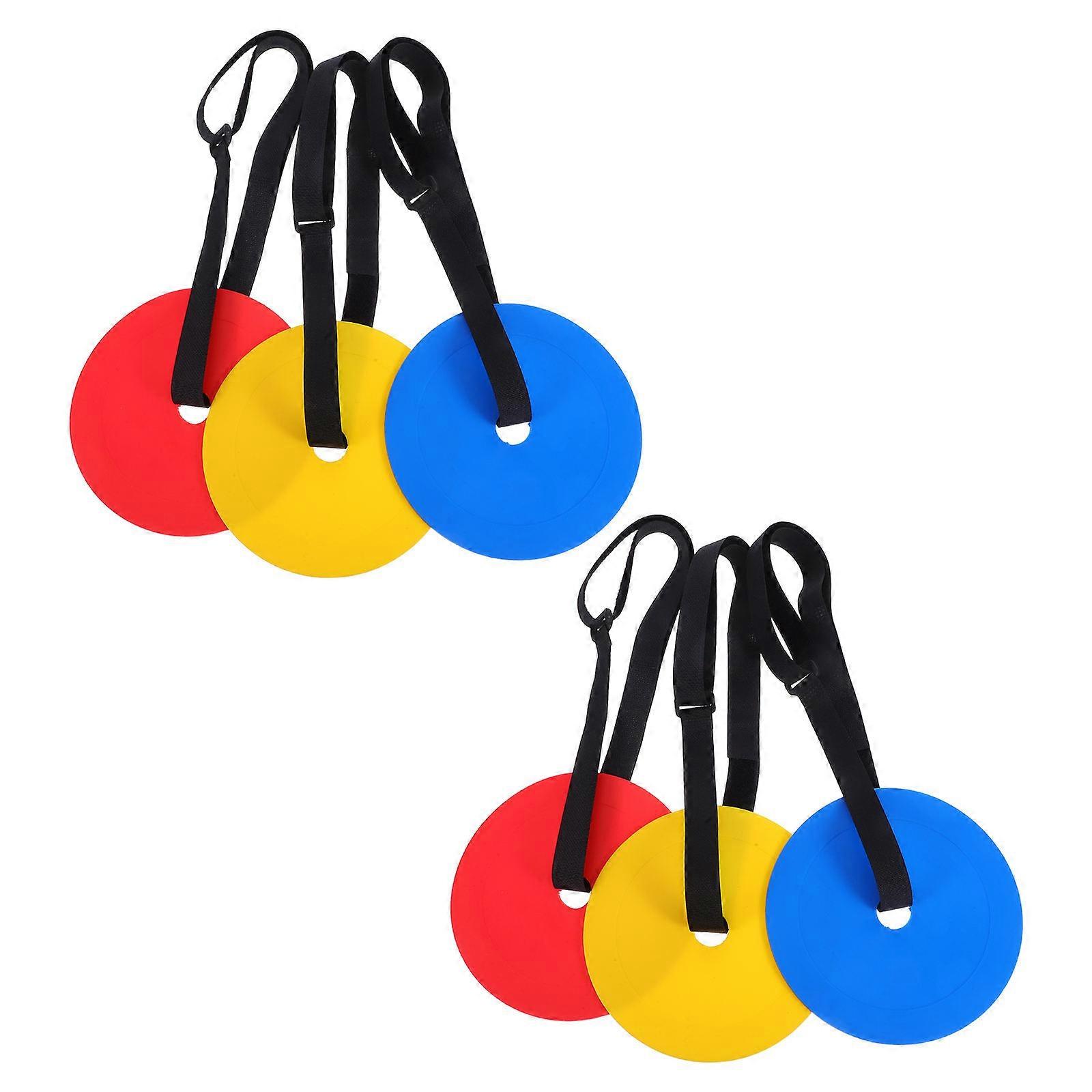 Hockey Practice Target 24Pcs Rectangular Shape Team Training Enhances Skills Assorted Color Portable Practice Gear