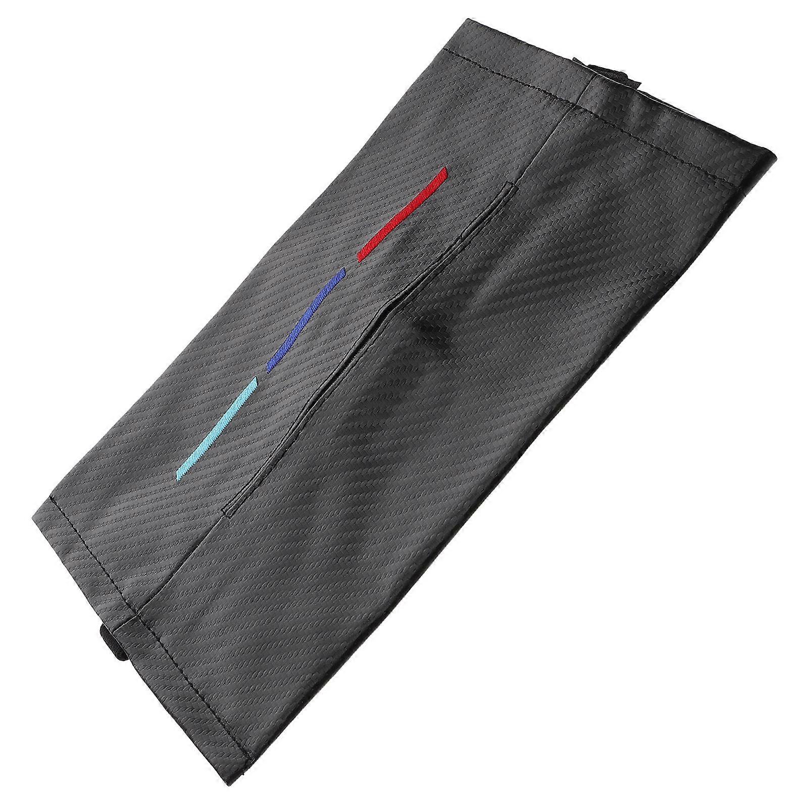 Multi Color Car Tissue Holder for Car Interior 2Pcs Carbon Fiber Pattern Tissue Box