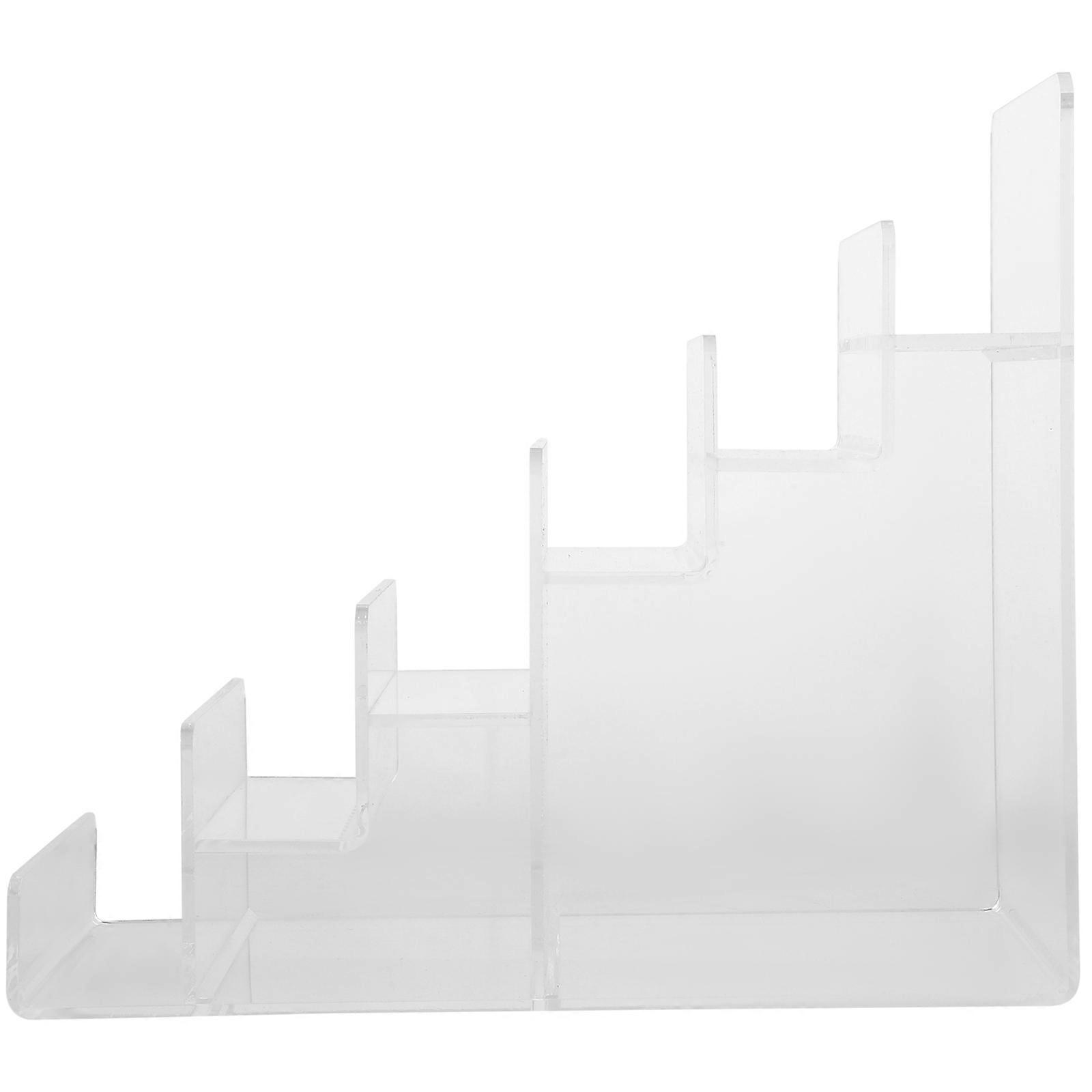 3Pcs Acrylic Desktop Storage Rack for Multi-Layer Wallet Display Stand