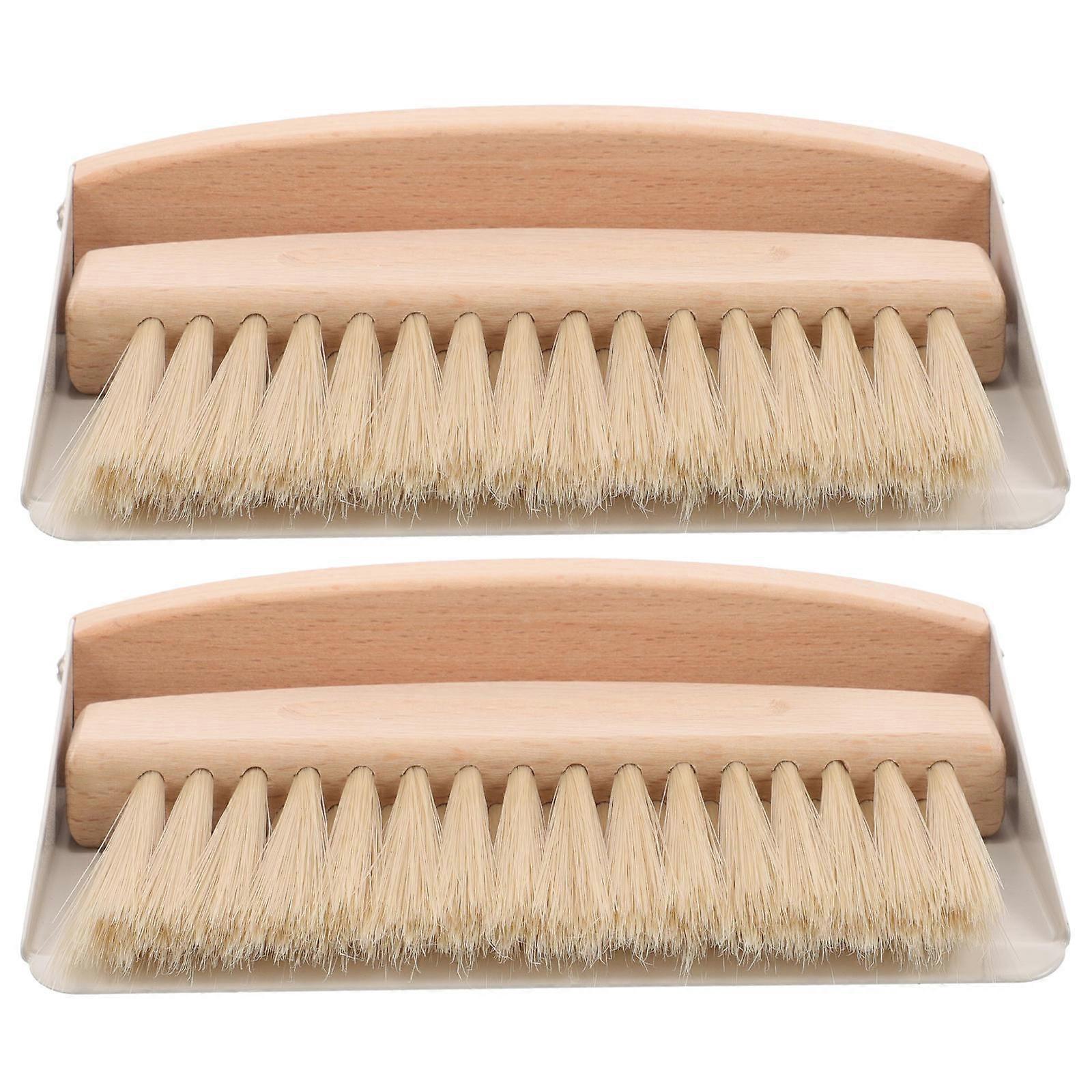 Mini Broom and Dustpan Set Desktop Brush for Cleaning 4Sets