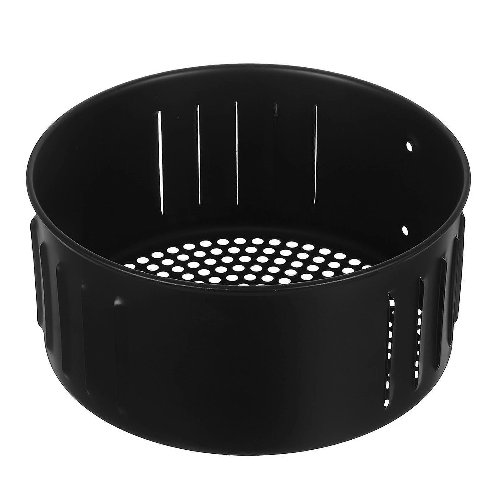 Air Fryer Basket Black for Frying Use 2Pcs Non-Stick Replacement Accessory