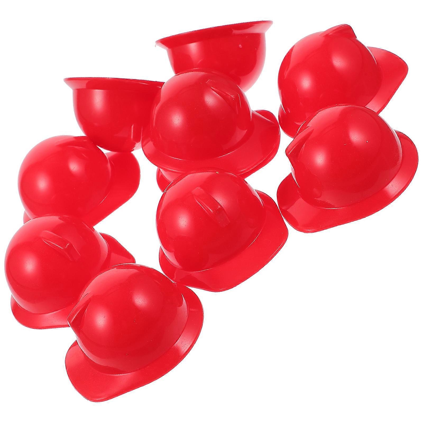 50Pcs Mini Safety Red for Decoration Use Plastic Material