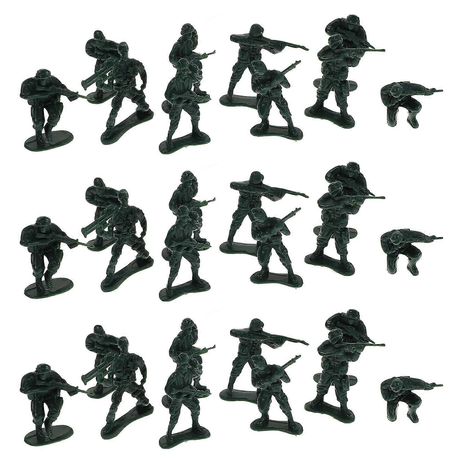 Plastic Army Men Toy Soldiers Set 100 Pcs Feature Realistic Design For Kids Ideal For Creative Play And Military Theme Occasions