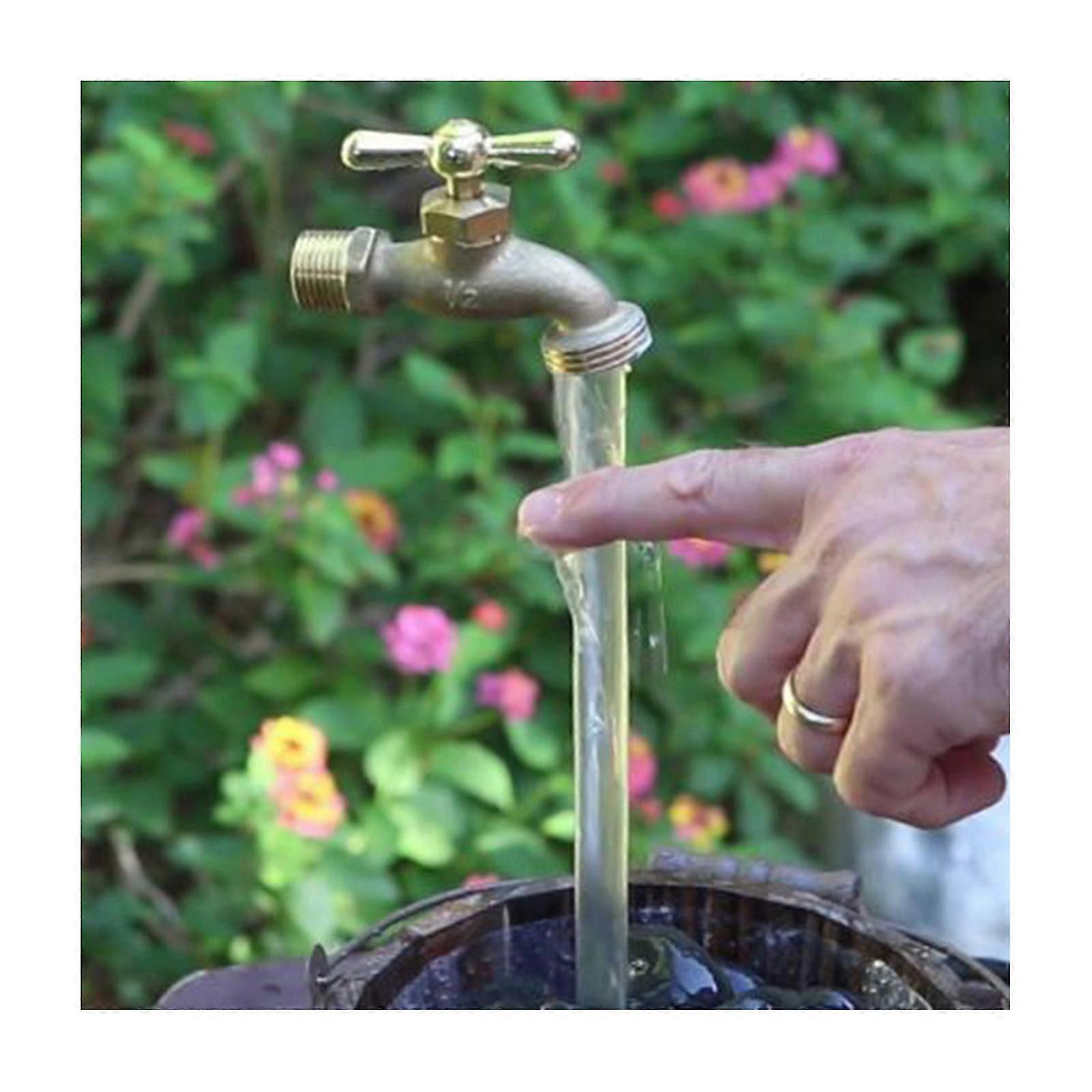 Invisible Flowing Spout Watering Can Fountain Zinc Alloy Floating Tap Fountain For Home Garden