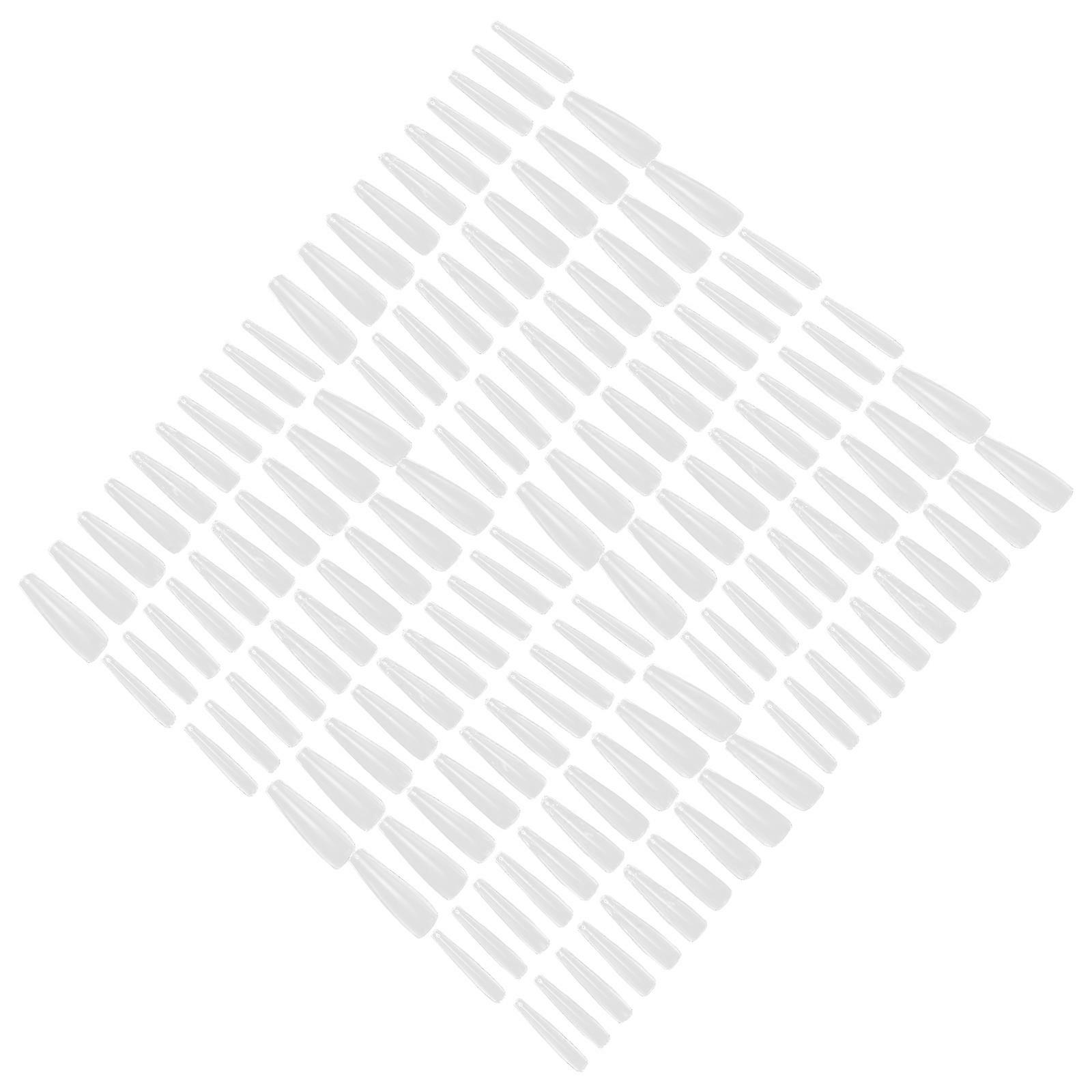 Plastic Nail Art Patch False Nails for 500Pcs Salon False Nail Tips