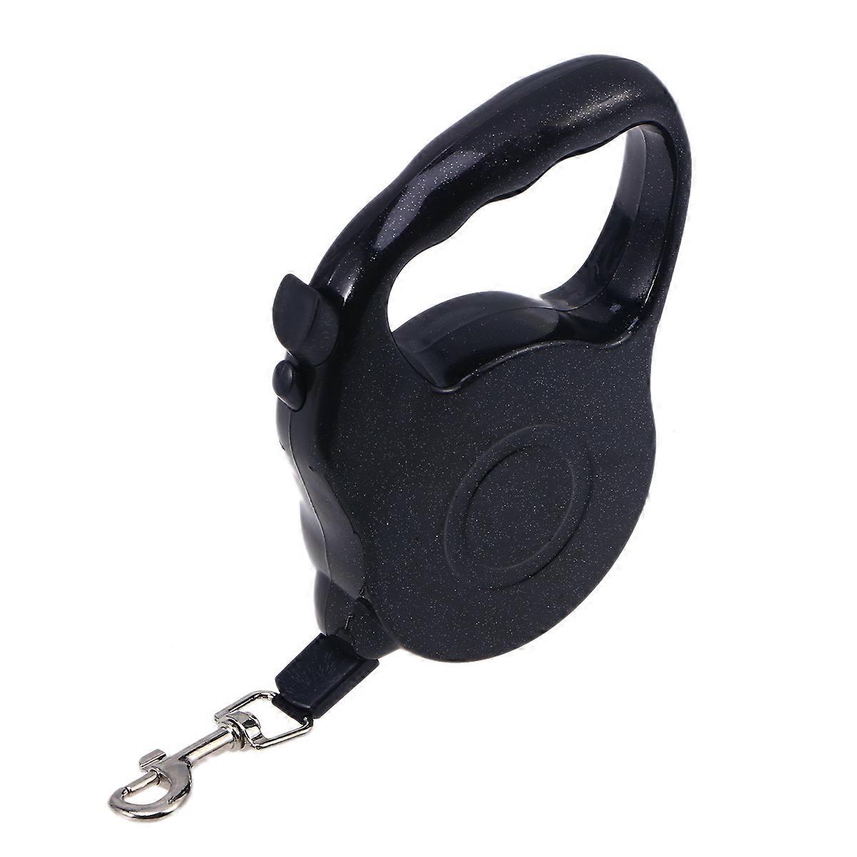 Dog Training Lead Automatic Retractable Dog Leash for 2Pcs Black Pets