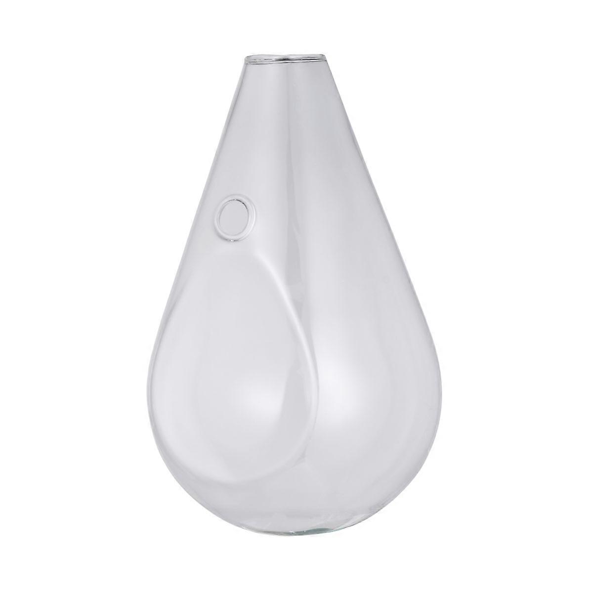 Doniczka ścienna do akwarium, przezroczysta, 10x15 cm, prosty szklany pojemnik do domu, 1 sztuka