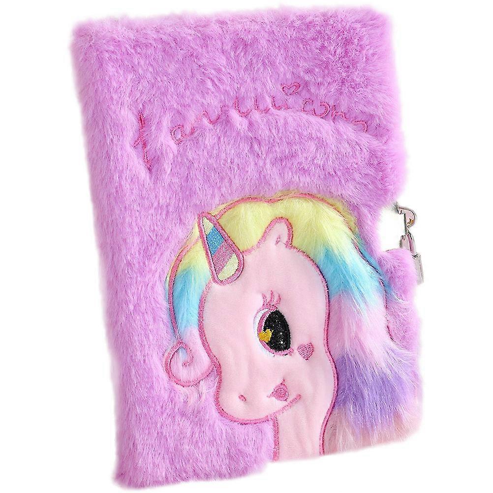 Portable Girl Notebook 2Pcs Fluffy Writing Book Perfect For School Children Adorable Design