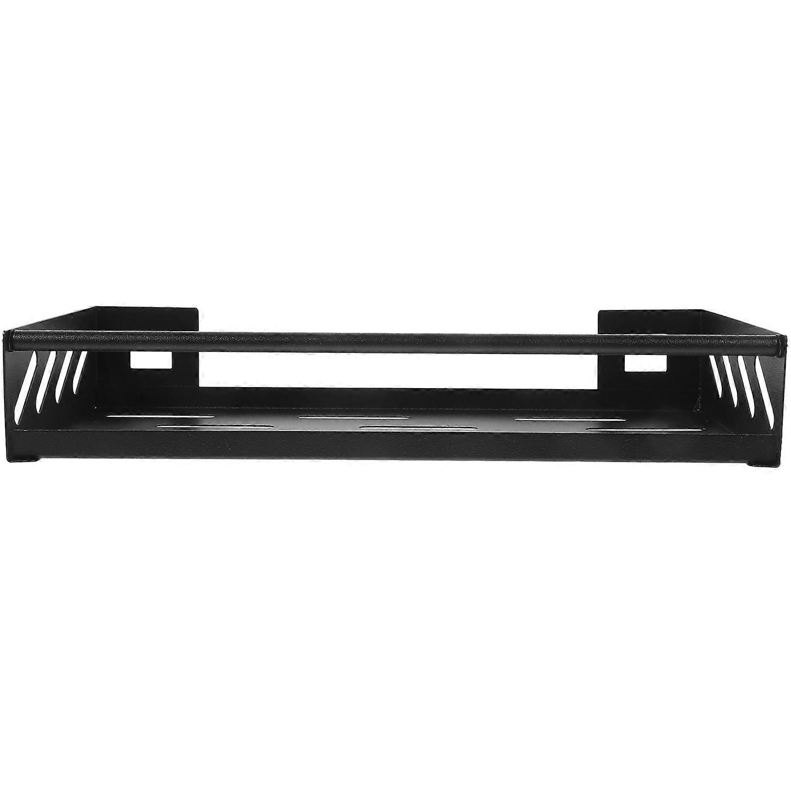 Wall Mounted Spice Rack for Kitchen Storage 3Sets Black Organizer