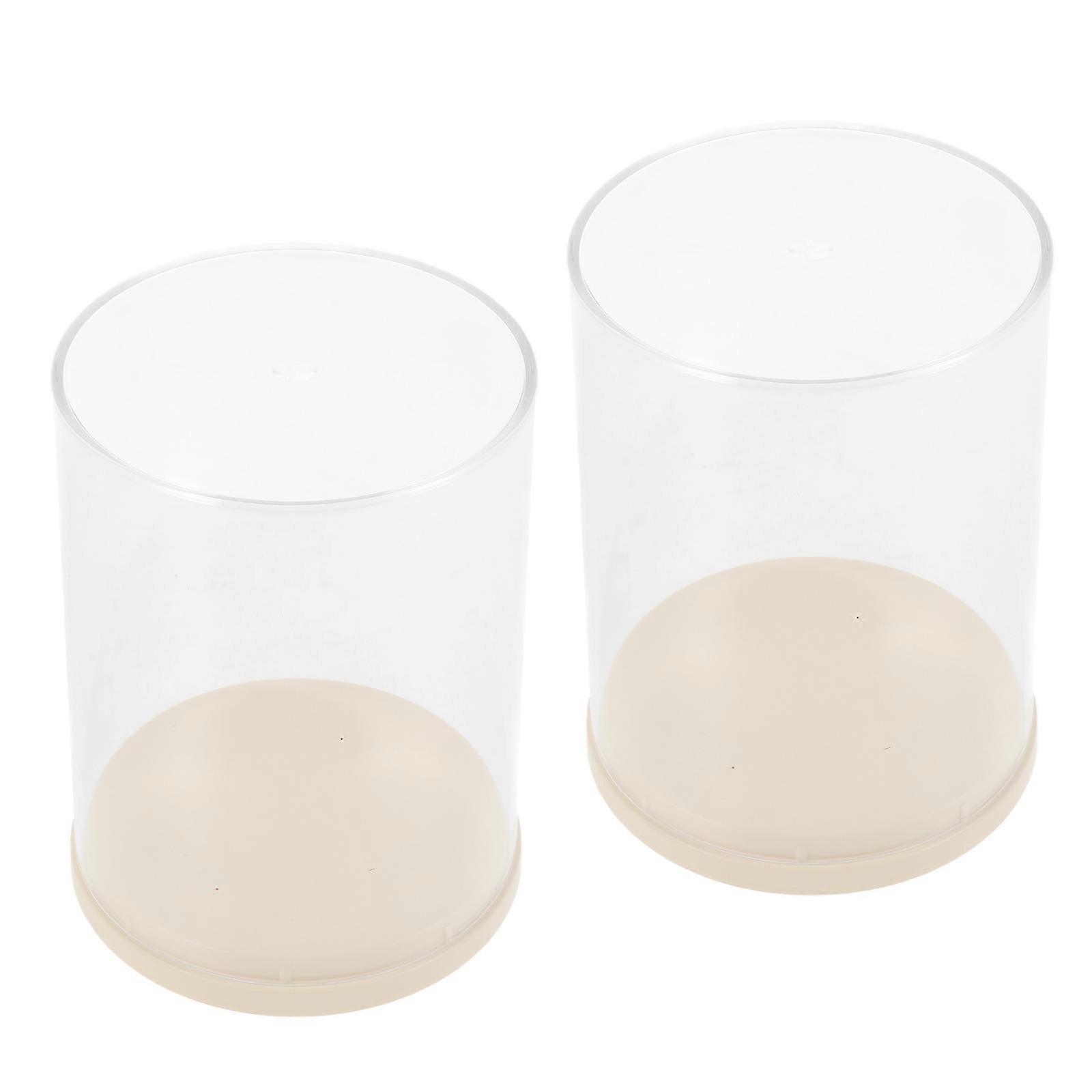 Transparent Storage Box with Lid for Storage 4Pcs Organizer