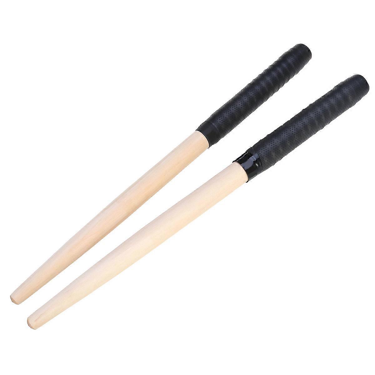 Maibachi Taiko Drumsticks for Percussion 2Pcs Black Pair Drumsticks