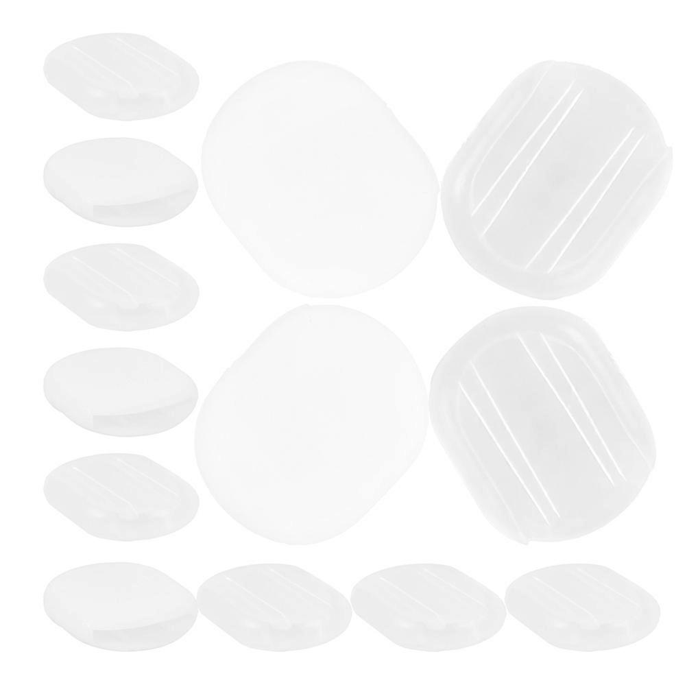 Antislip Plastic Clip Earring Pads for Comfort 300Pcs Soft Support Cushions