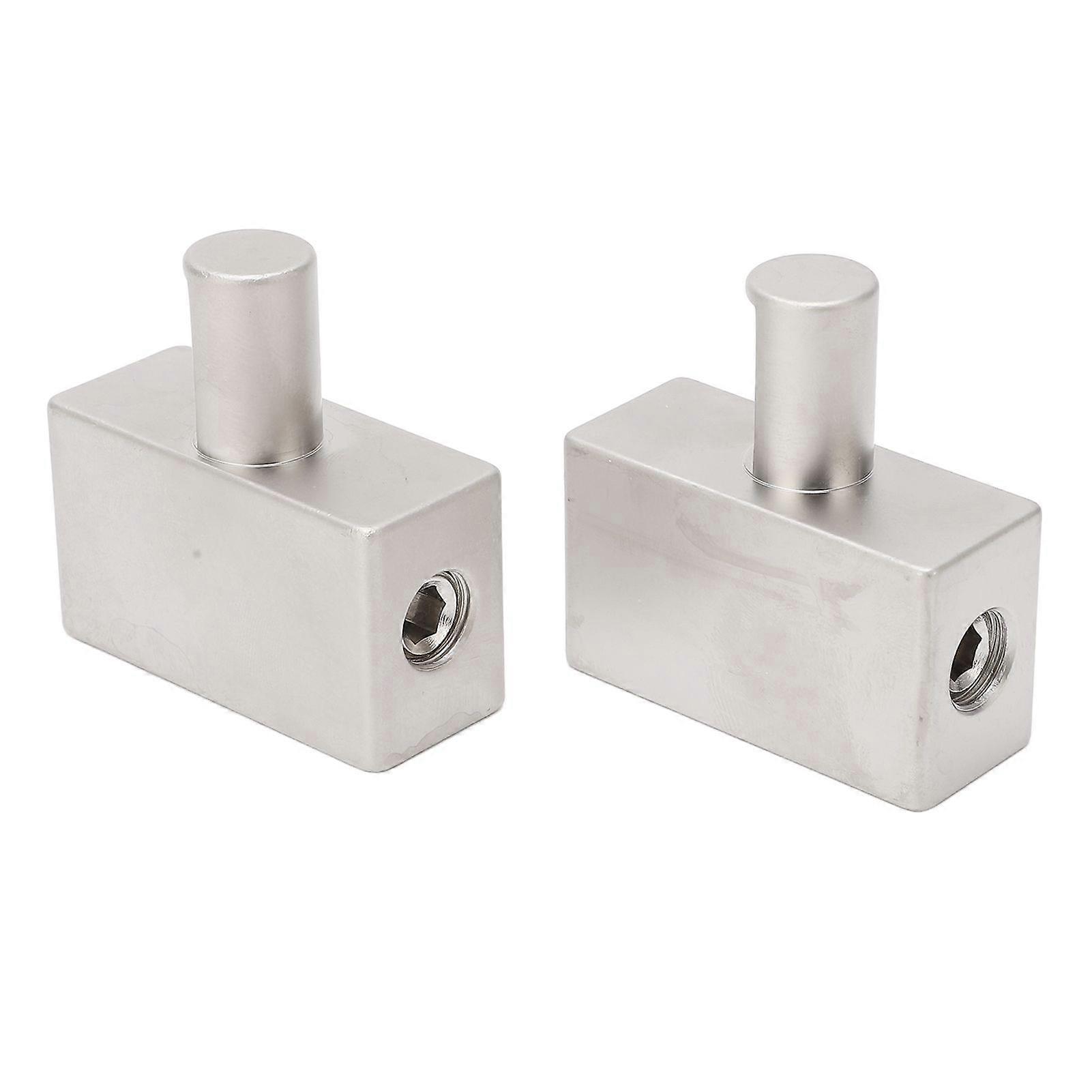 2pcs Dual 1/0 Gauge to 1/0 Gauge Amplifier Input Reducer Nickel Plated Aluminum Alloy High Power for Car Audio