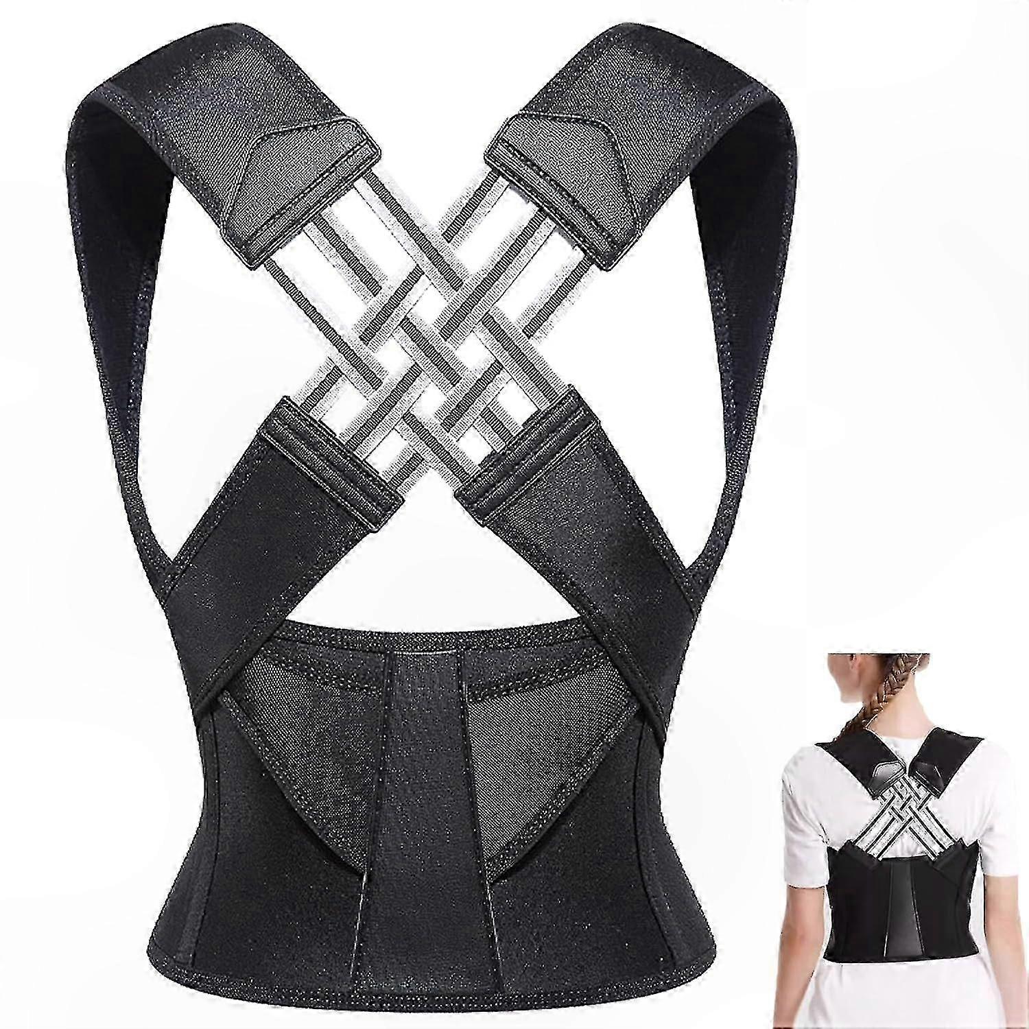 Posture Support Brace for Back, Neck, and Shoulder Alignment Corrector