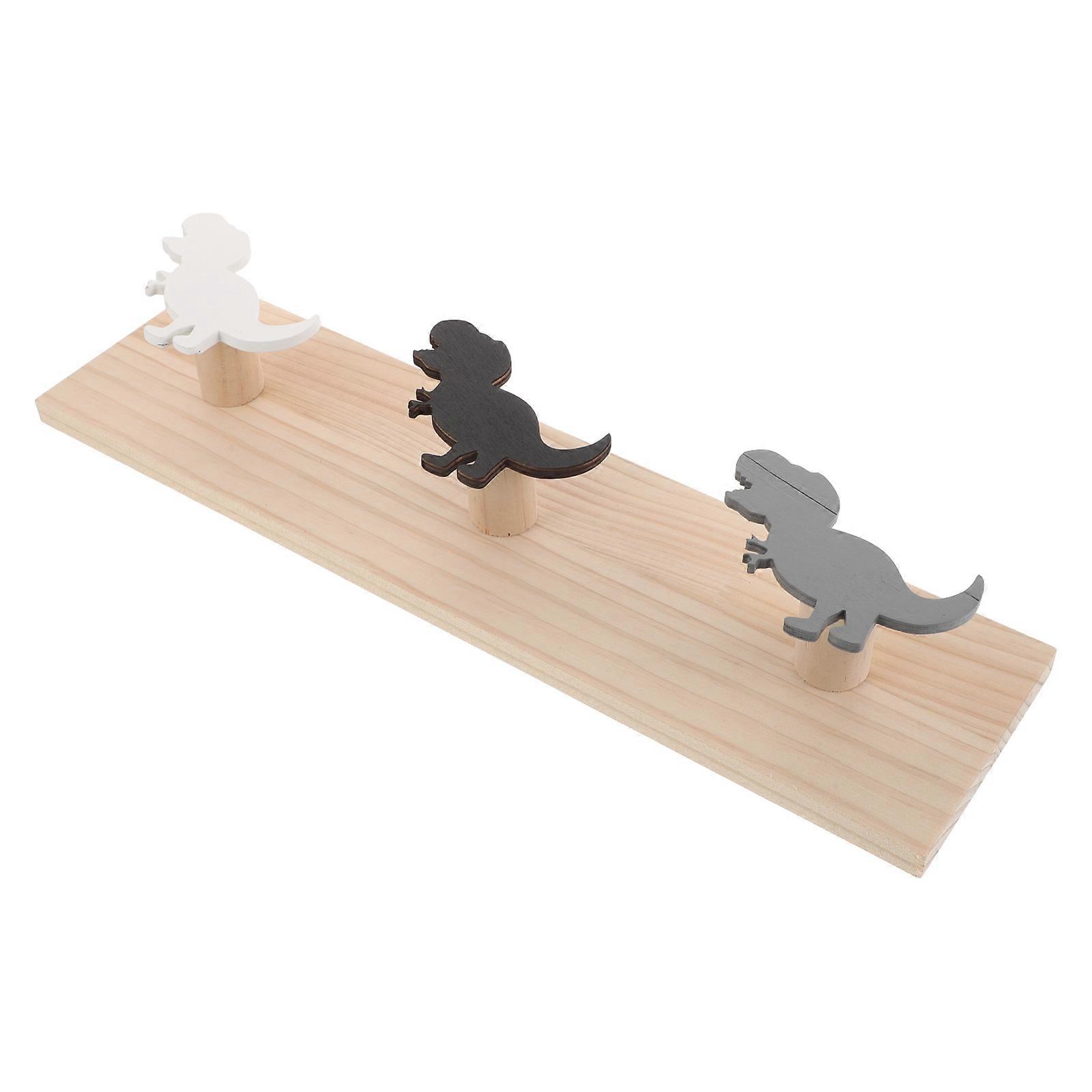 Children Coat Hooks Dinosaur Wall Mounted Hook for 3Pcs Pieces