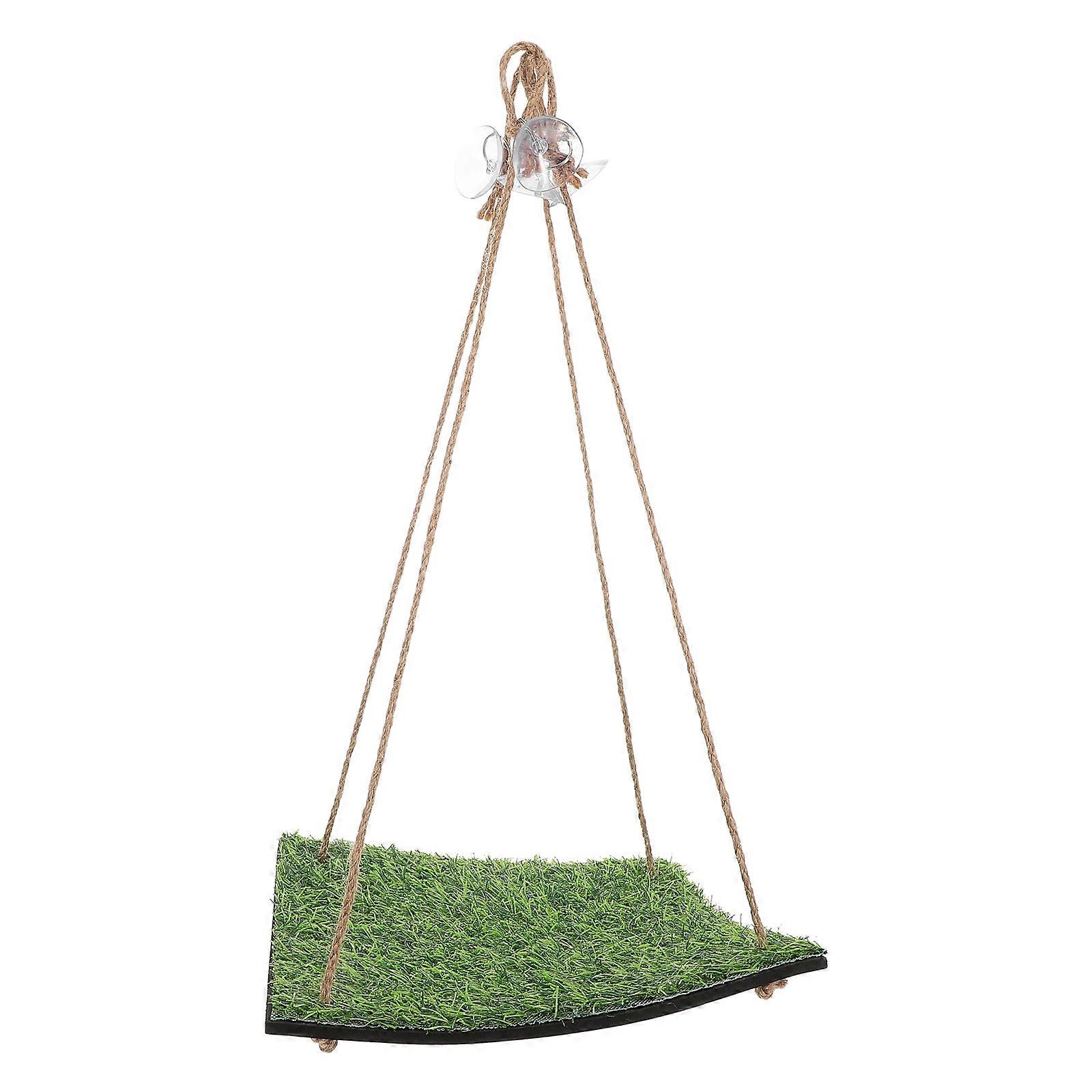 Small Pet Hammock Swing Climbing Platform for Lizards and Birds 4Pcs