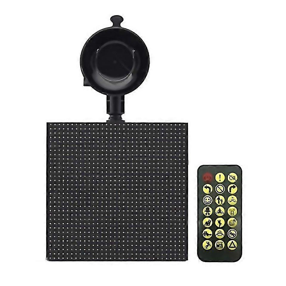 For P64l Car Rear Windshield Scrolling Message Led Matrix Panel Diy Text Pattern Expression Screen