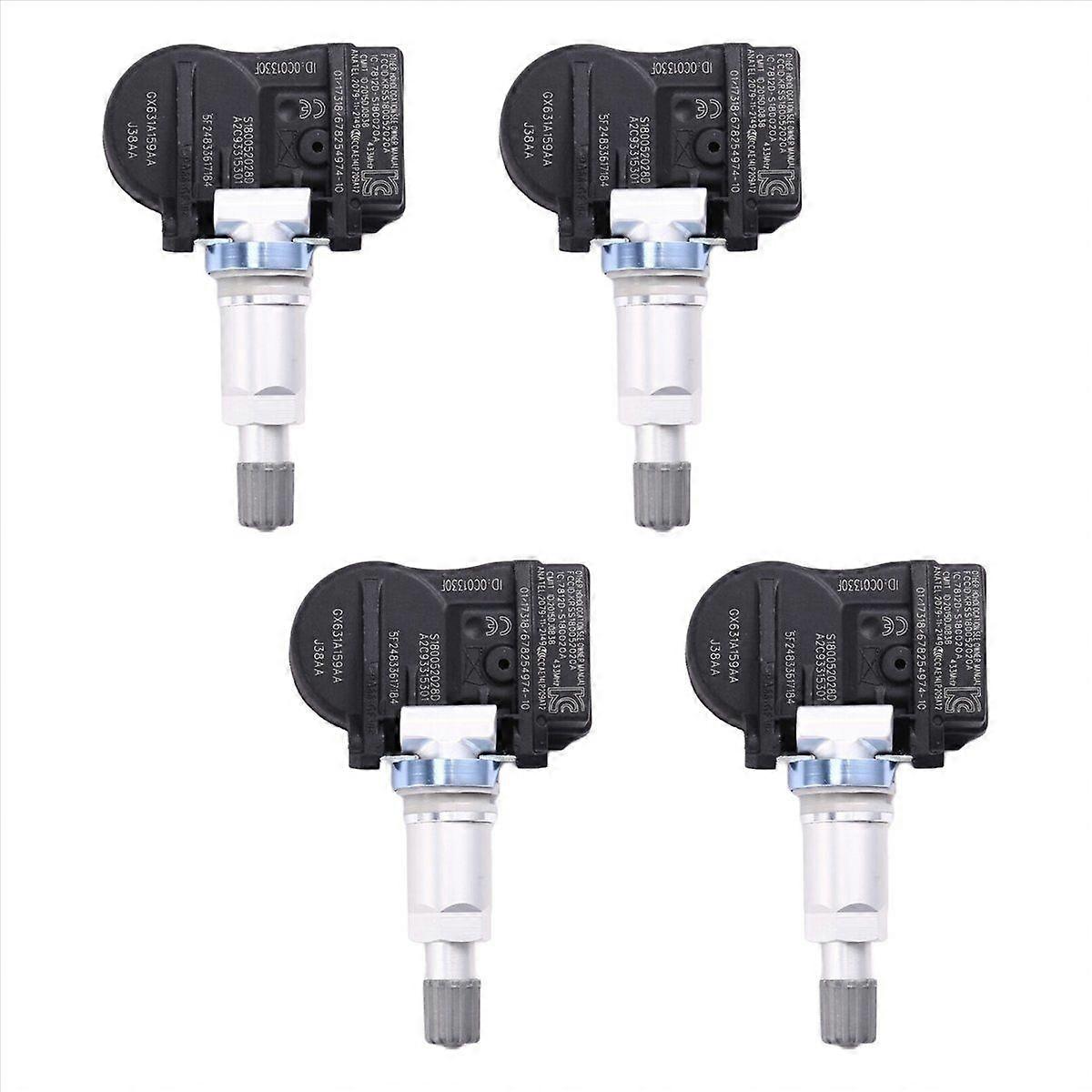 4 stk. 433MHZ TPMS dæktrykssensor til Land Rover Range Rover Jaguar F-PACE GX63-1A159-AA C2D47173