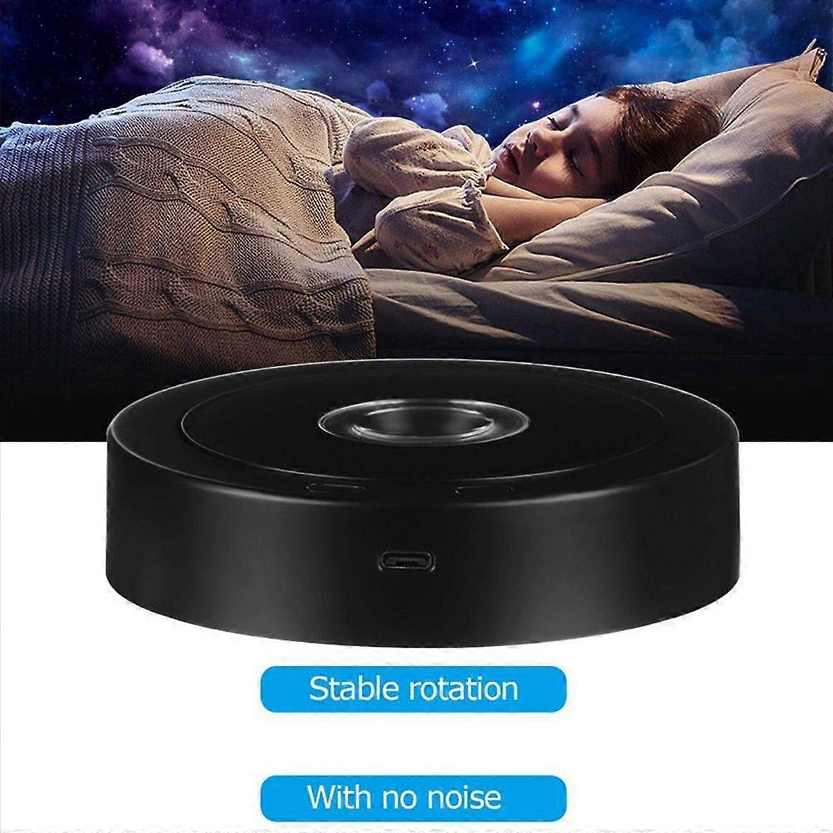 Led Rotating Display Stand Base for Crystals Lighted Base(Wood Color)