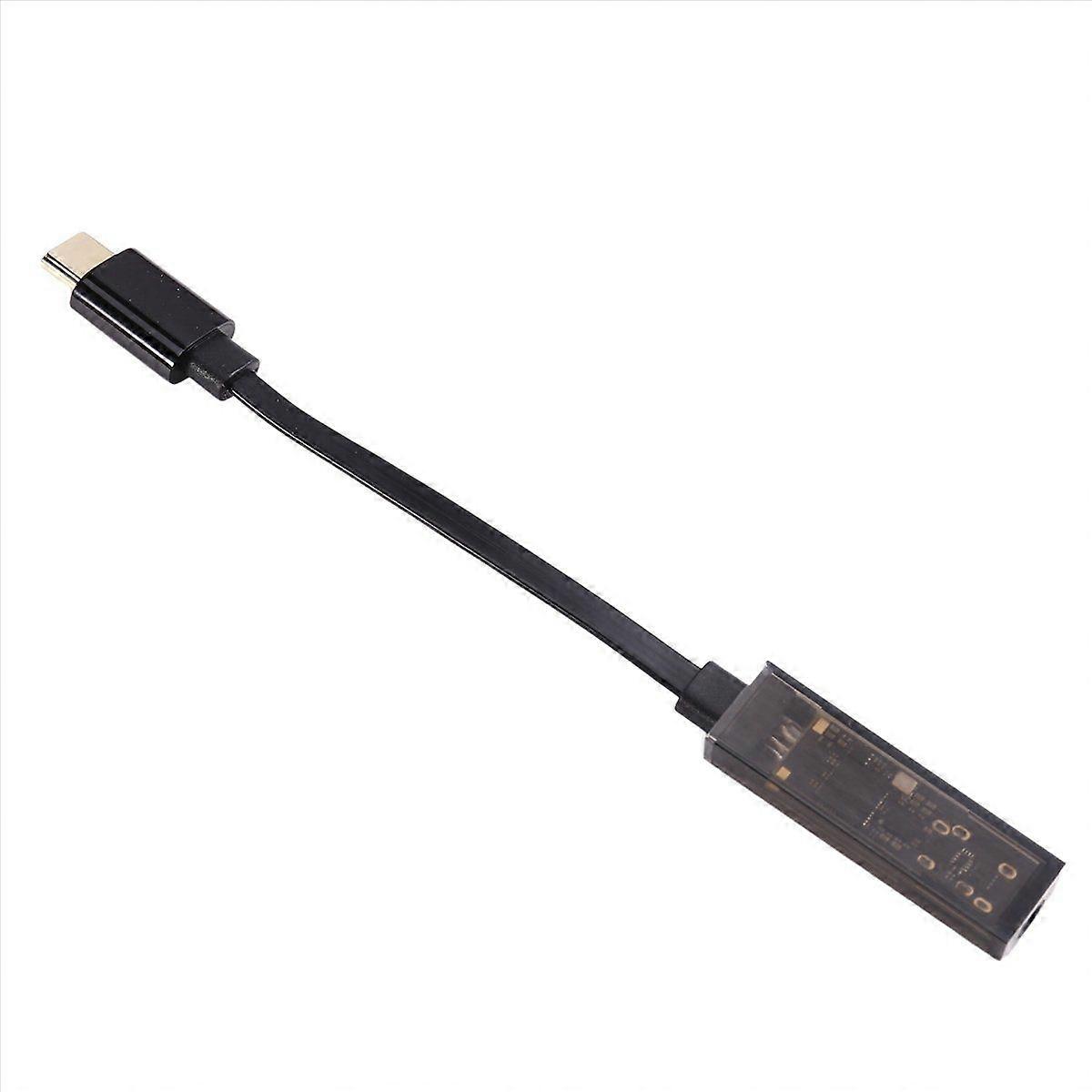 Type-C Decoder Audio Small Tail Headphone Amplifier Fever HiFi Amplifier 768KHZ DSD256 Stable Transmission