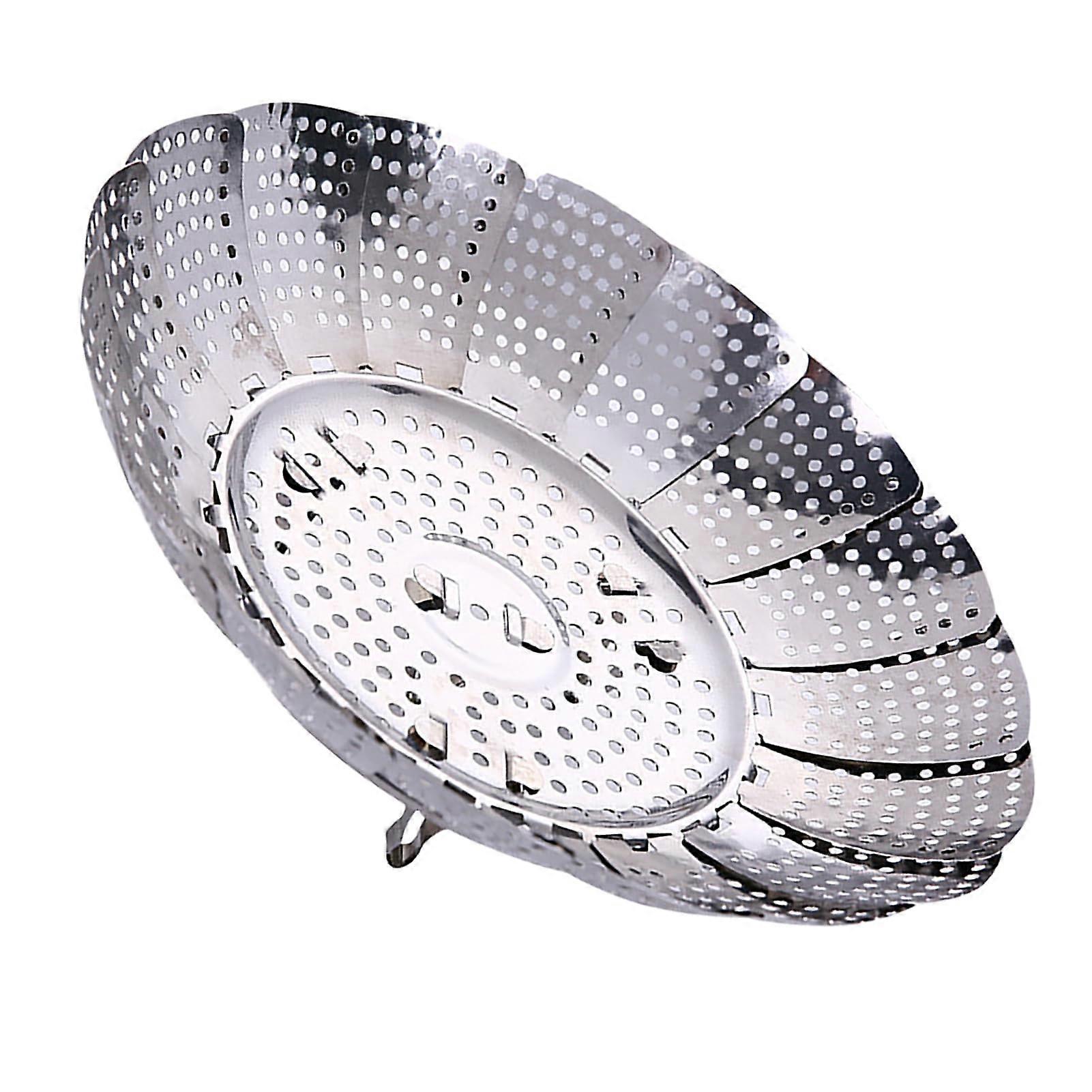 Vegetable Steamer Basket Stainless Steel Rustproof Fits Most Pots Dishwasher Safe