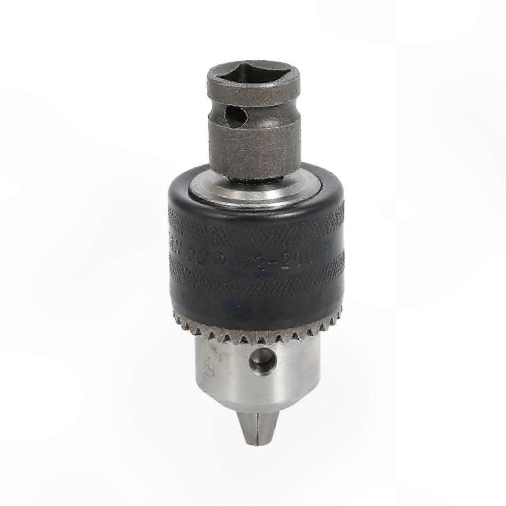 1/2 Inch Drill Chuck Adapter, 1.5-13mm Keyless Chuck for Impact Wrench Conversion Compatible with Electric Drills