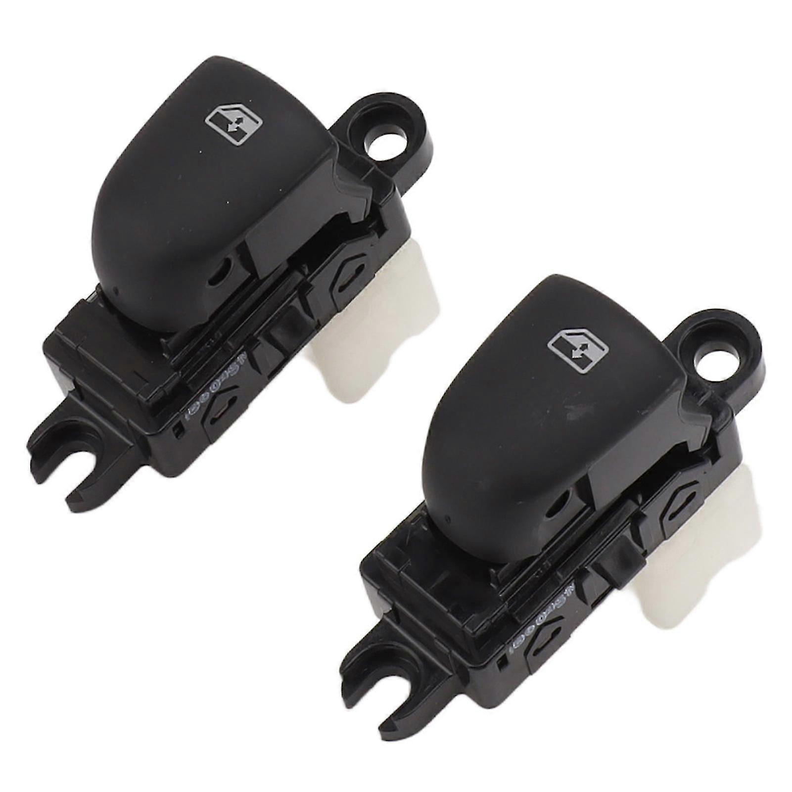 2PCS Rear Door Window Switch Left Right Impact Proof 25411 1KL5 for Tiida Altima Sylphy Qashqai