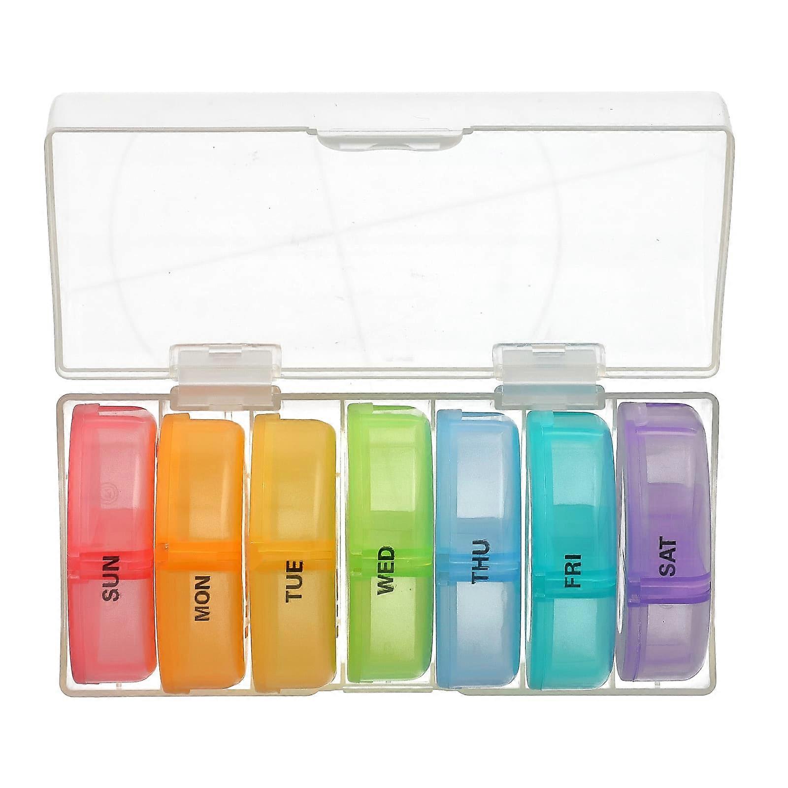Weekly Removable AM/PM Pill Planner, 1 Count