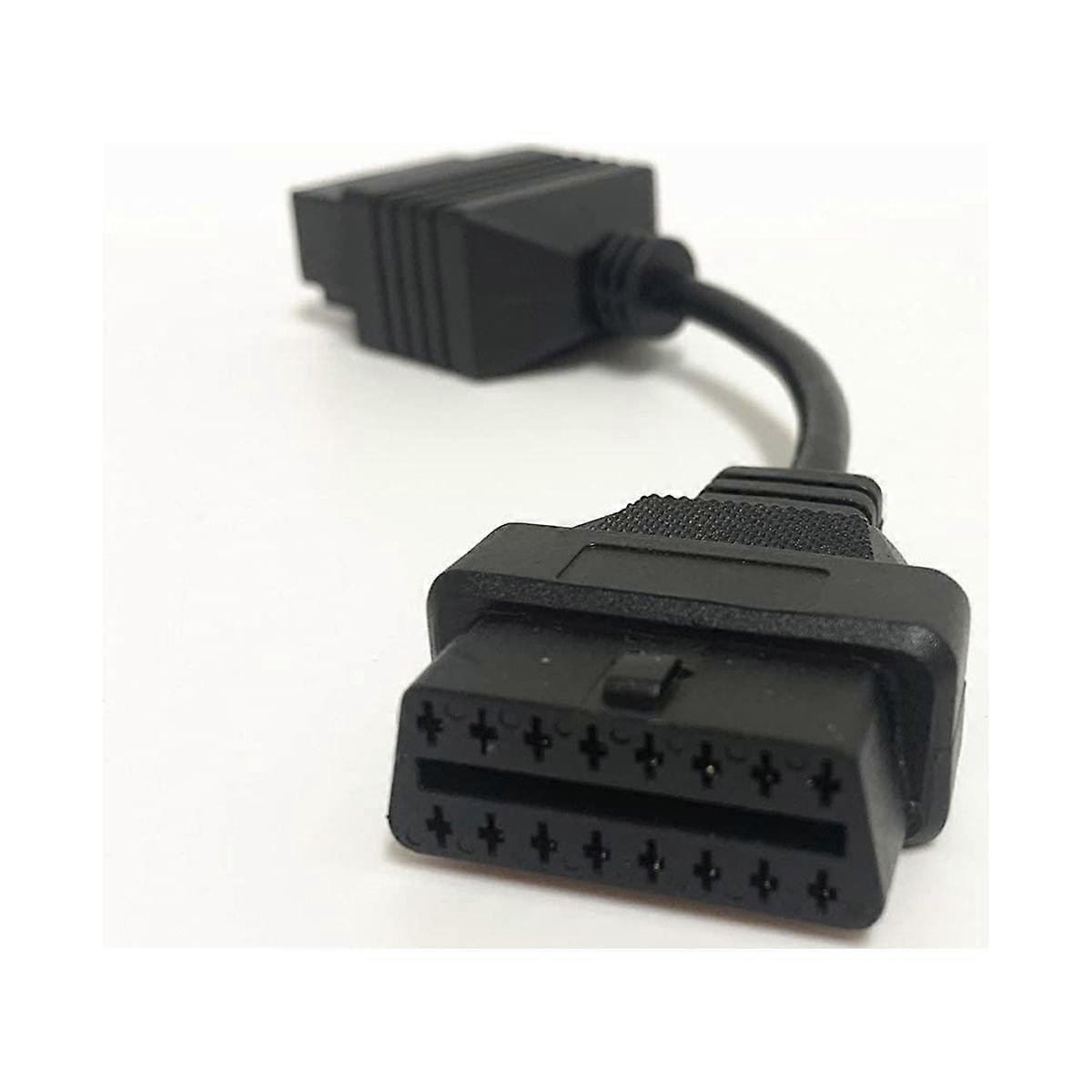 20 Pin to 16 Pin OBD2 OBD II Diagnostic Adapter Cable Compatible with for Kia, Female Diagnostic Tool Scanner Code Reader, 8" Length