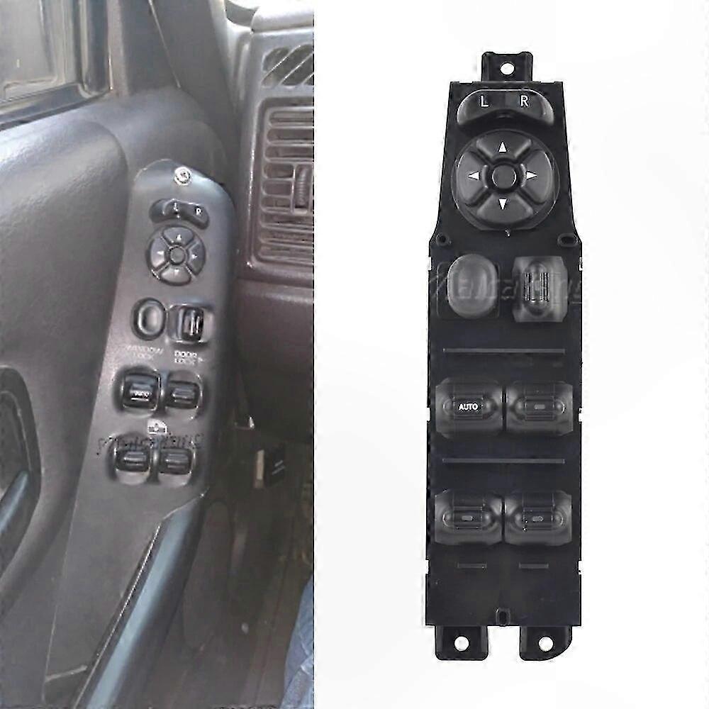 Front Left Power Window Master Switch for 1997-2001 Cherokee XJ Series 4-Door Models Compatible with 56009449AC 68171681AA