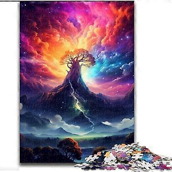 Quebra-cabeças para adolescentes A Árvore da Vida Quebra-cabeças para adultos, alívio do estresse Desafio difícil Decoração e presentes exclusivos para casa - PT 1380