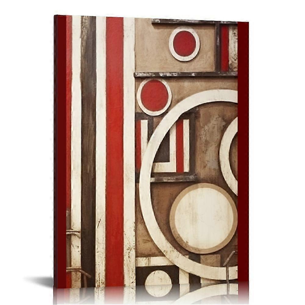 Abstract Geometry Canvas Wall Art Modern Blocks -ouyab255