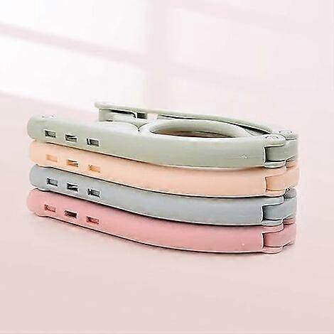 Portable Folding Hangers, Space Saving Hanger Multi Hanger Magic Storage, Plastic Hangers