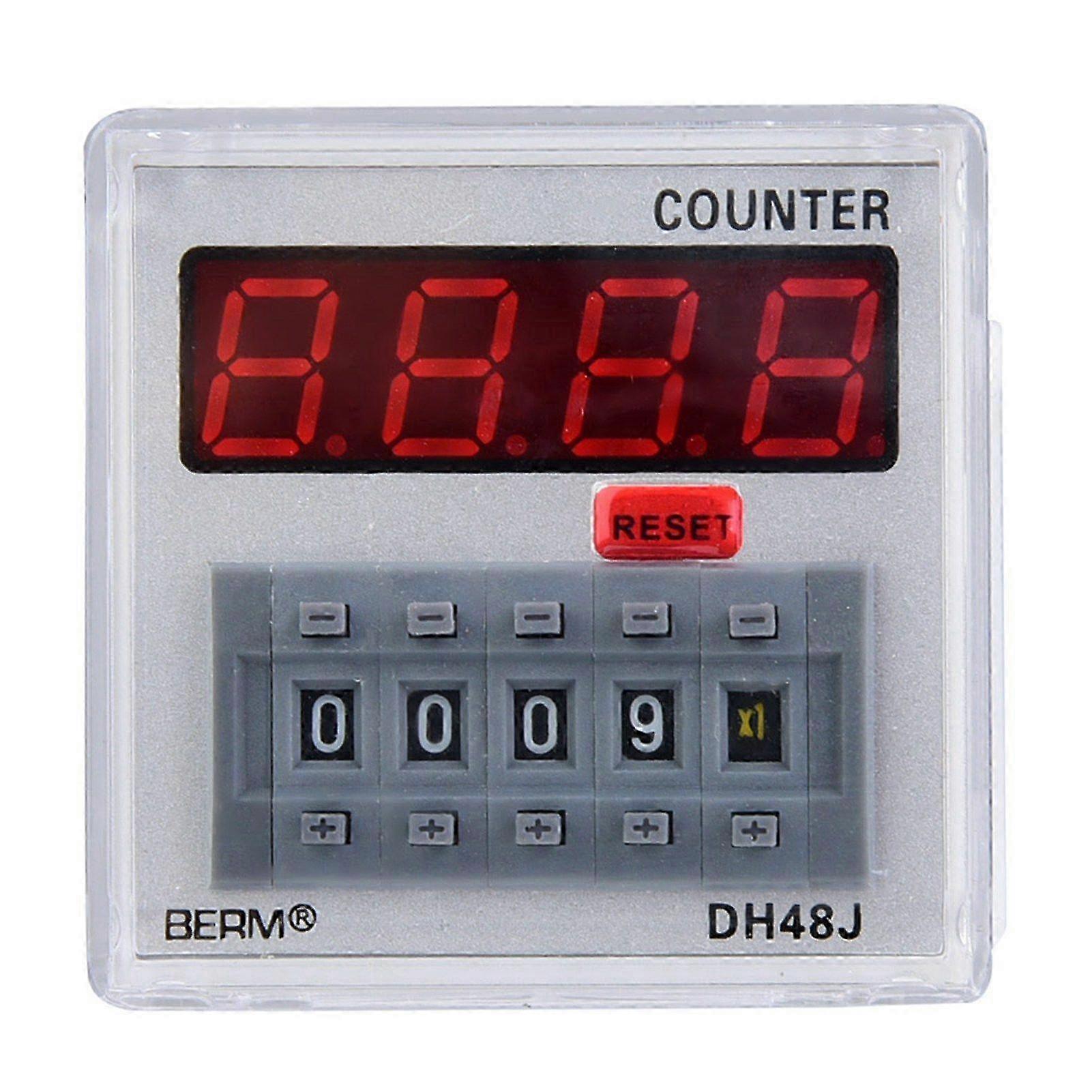 DH48JA Digital Counter Delay Time Relay LED Display 1999900 11Pin (24V AC/DC)
